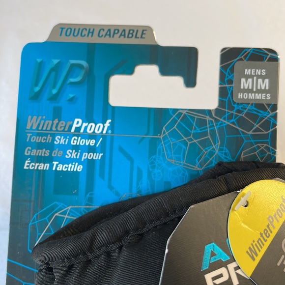 Aqua proof gloves winter proof black and gray size medium touchscreen capable - Picture 5 of 8